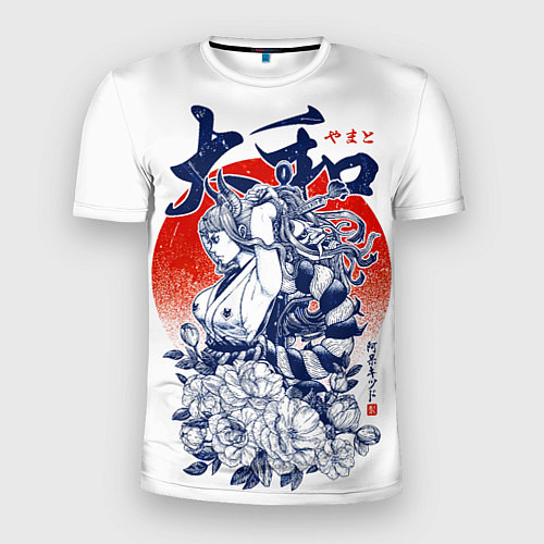 Мужская спорт-футболка Ямато девушка самурай Ван Пис / 3D-принт – фото 1