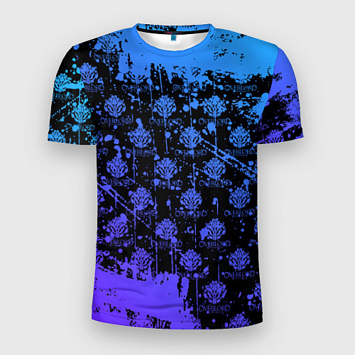 Мужская спорт-футболка OVERLORD оверлорд neon НЕОН / 3D-принт – фото 1