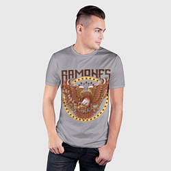 Футболка спортивная мужская Ramones Eagle, цвет: 3D-принт — фото 2