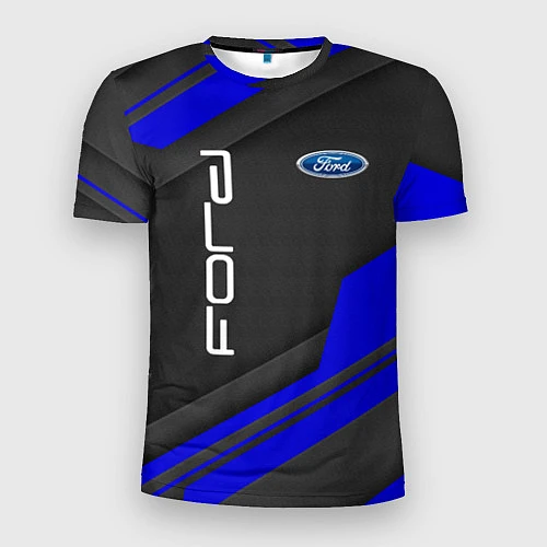 Мужская спорт-футболка Ford Форд авто / 3D-принт – фото 1