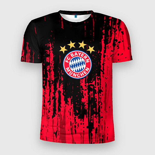 Мужская спорт-футболка Bayern Munchen: Бавария / 3D-принт – фото 1