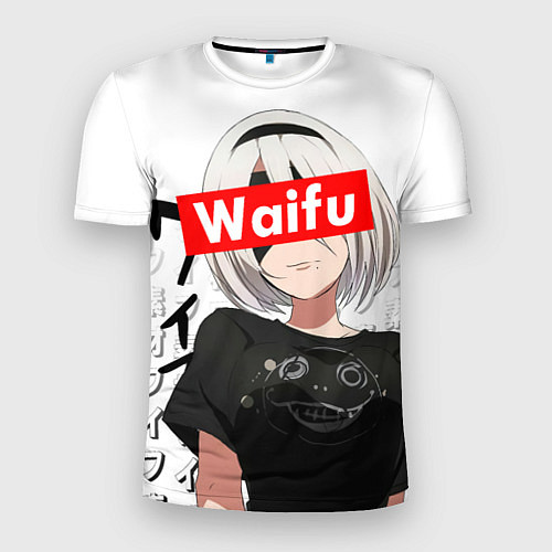 Мужская спорт-футболка Waifu - 2B Nier / 3D-принт – фото 1