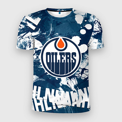 Мужская спорт-футболка Эдмонтон Ойлерз Edmonton Oilers / 3D-принт – фото 1
