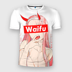 Мужская спорт-футболка Waifu -02 Darling in the Franxx