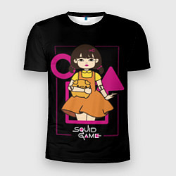 Футболка спортивная мужская Игра в кальмара кукла,, цвет: 3D-принт
