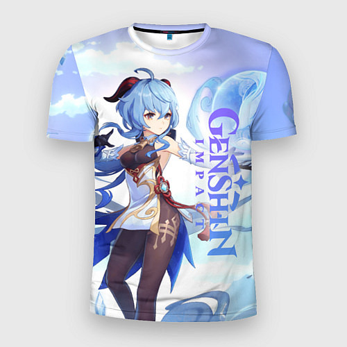 Мужская спорт-футболка Гань Юй - Геншин импакт / 3D-принт – фото 1