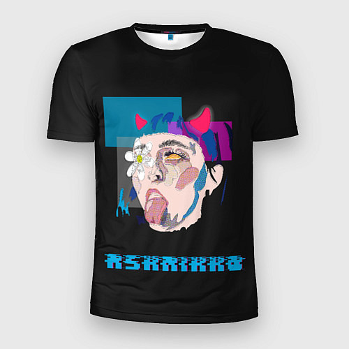 Мужская спорт-футболка Acid Ashnikko / 3D-принт – фото 1