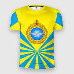 Мужская спорт-футболка Большая эмблема ВВС РФ