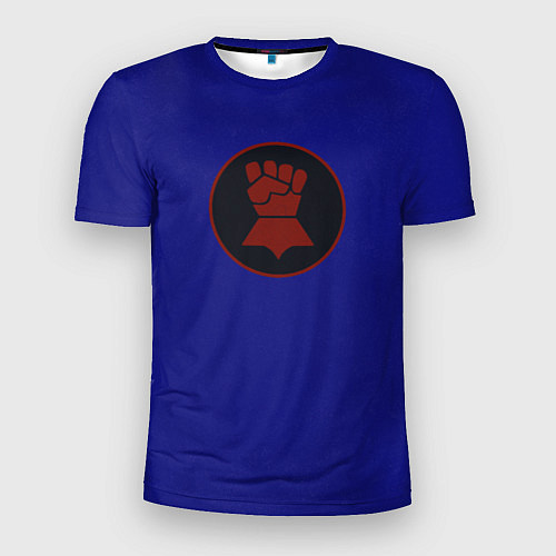 Мужская спорт-футболка Багровые Кулаки цвет ордена / 3D-принт – фото 1