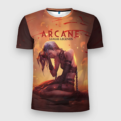 Мужская спорт-футболка Arcane: League of Legends Jinx / 3D-принт – фото 1