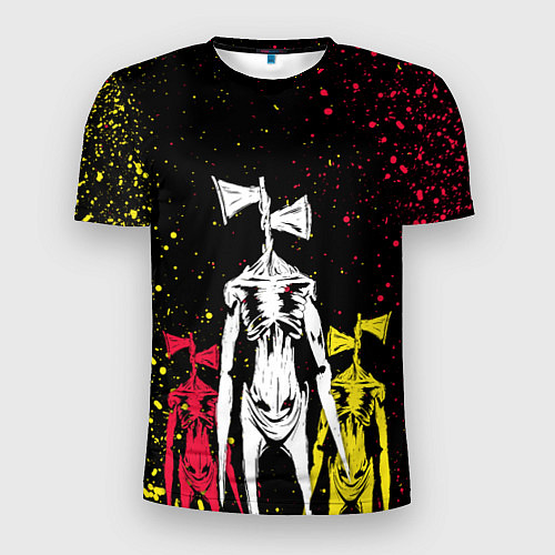 Мужская спорт-футболка АТАКА СИРЕНЕГОЛОВЫХ / 3D-принт – фото 1