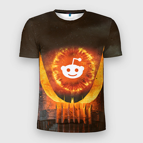 Мужская спорт-футболка REDDIT I SEE YOU РЕДДИТ СЛЕДИТ ЗА ВСЕМИ / 3D-принт – фото 1