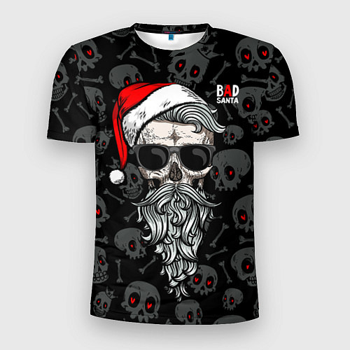 Мужская спорт-футболка Santa from Hell / 3D-принт – фото 1