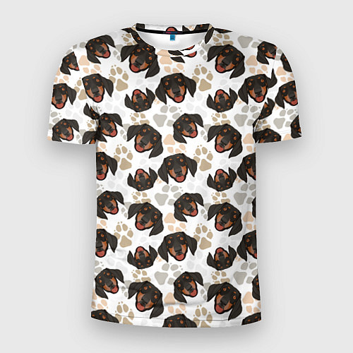 Мужская спорт-футболка Такса Dachshund Dog / 3D-принт – фото 1