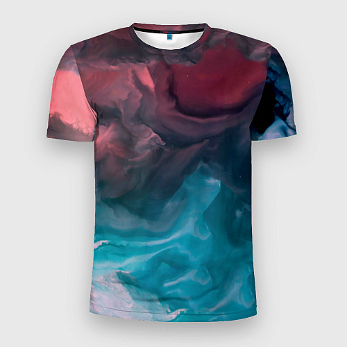Мужская спорт-футболка Туманная вода / 3D-принт – фото 1