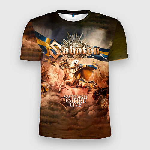Мужская спорт-футболка Swedish Empire Live - Sabaton / 3D-принт – фото 1