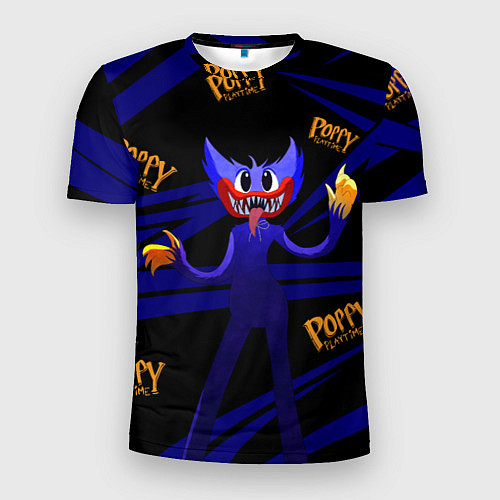 Мужская спорт-футболка Poppy Playtime Геометрия / 3D-принт – фото 1