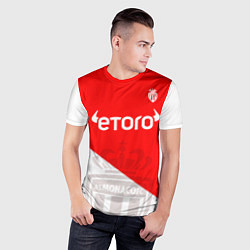 Футболка спортивная мужская AC Monaco Golovin Fan Theme, цвет: 3D-принт — фото 2