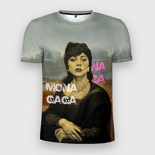 Мужская спорт-футболка Mona Gaga / 3D-принт – фото 1
