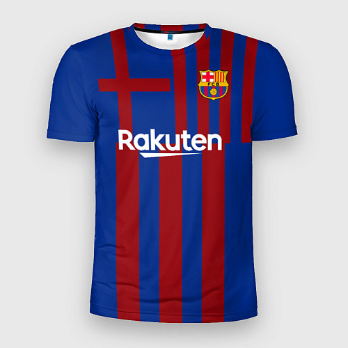 Мужская спорт-футболка Barcelona Pique 3 / 3D-принт – фото 1
