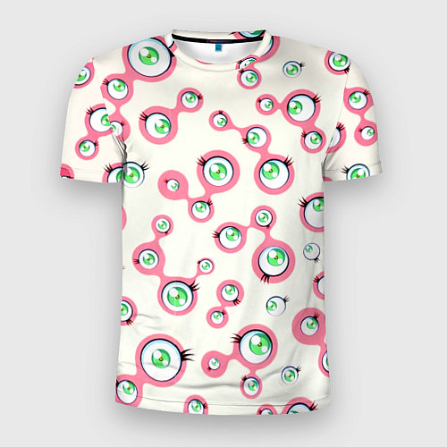 Мужская спорт-футболка Такаси Мураками, Jellyfish Eyes / 3D-принт – фото 1