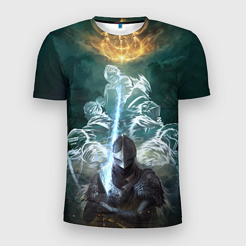 Мужская спорт-футболка Elden Ring рыцарь и предшественники серии Souls El / 3D-принт – фото 1