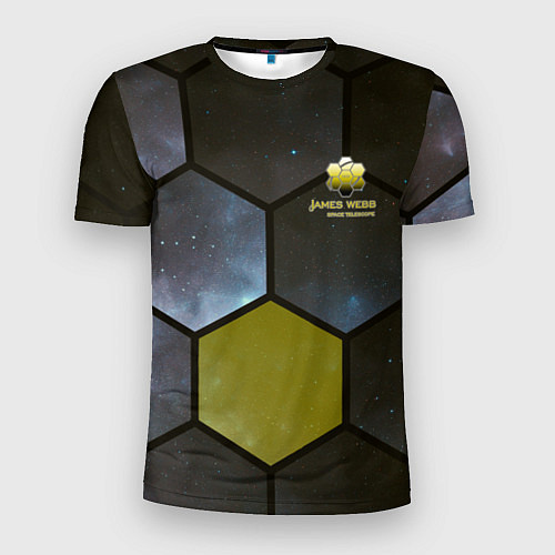 Мужская спорт-футболка JWST space cell theme / 3D-принт – фото 1