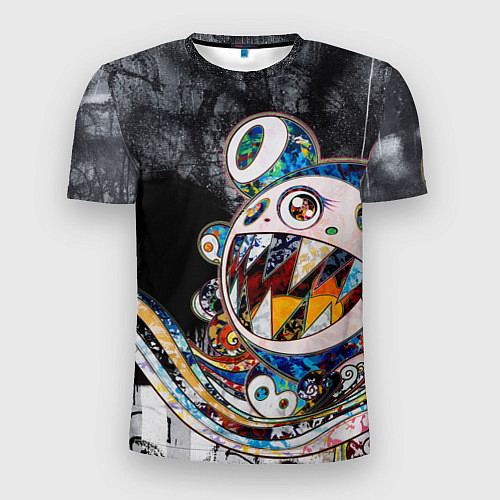 Мужская спорт-футболка Стрит-арт Такаси Мураками / 3D-принт – фото 1