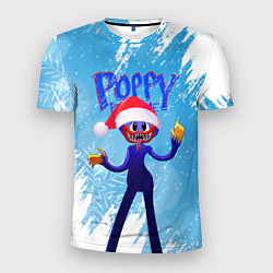 Мужская спорт-футболка Новогодний Poppy Playtime