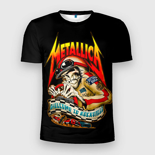 Мужская спорт-футболка Metallica WELCOME TO ROCKVILLE / 3D-принт – фото 1