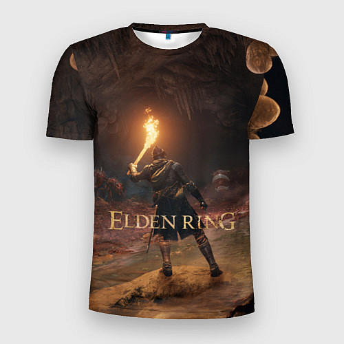 Мужская спорт-футболка Elden Ring - подземелье / 3D-принт – фото 1