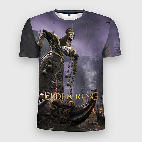 Мужская спорт-футболка Elden ring - игровой монстр / 3D-принт – фото 1