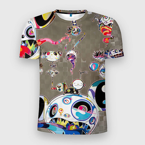 Мужская спорт-футболка Takashi Murakami арт с языками / 3D-принт – фото 1