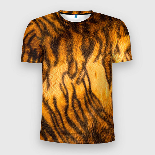 Мужская спорт-футболка Шкура тигра 2022 / 3D-принт – фото 1
