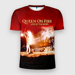 Мужская спорт-футболка Queen on Fire - Live at the Bowl