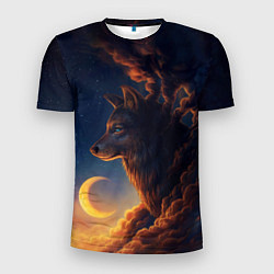 Мужская спорт-футболка Ночной Волк Night Wolf