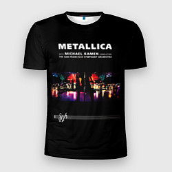 Футболка спортивная мужская Metallica S и M, цвет: 3D-принт