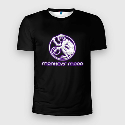 Мужская спорт-футболка Monkeys mood / 3D-принт – фото 1