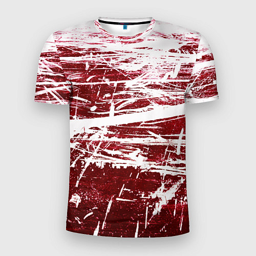 Мужская спорт-футболка CRAZY RED / 3D-принт – фото 1