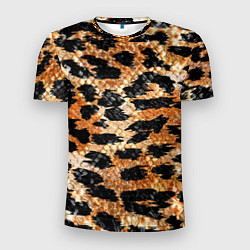 Мужская спорт-футболка Шкура тигра символ года 2022