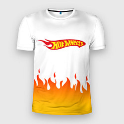 Мужская спорт-футболка Hot Wheels Logo Fire