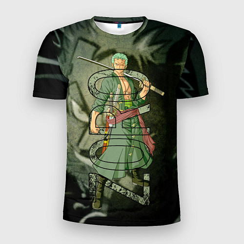 Мужская спорт-футболка Зоро Zoro Ван Пис / 3D-принт – фото 1