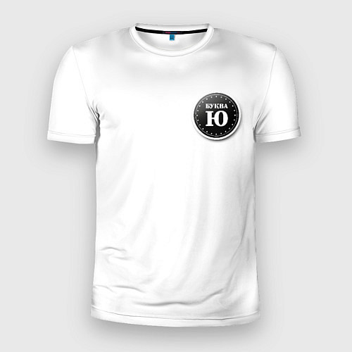 Мужская спорт-футболка Иконка Буква Ю / 3D-принт – фото 1