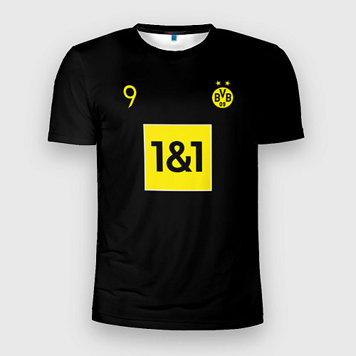 Мужская спорт-футболка Haaland 9 - Borussia Dortmund / 3D-принт – фото 1