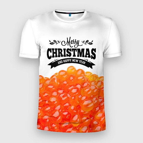 Мужская спорт-футболка ИКРА - Merry Christmas / 3D-принт – фото 1