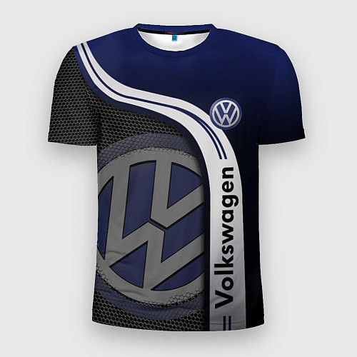 Мужская спорт-футболка Volkswagen Фольксваген / 3D-принт – фото 1