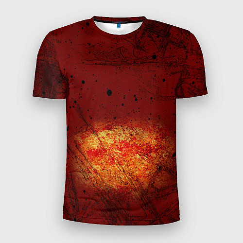 Мужская спорт-футболка Взрыв на Марсе / 3D-принт – фото 1
