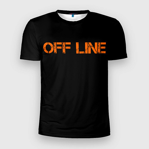 Мужская спорт-футболка Офлайнoffline / 3D-принт – фото 1