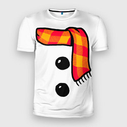 Мужская спорт-футболка Snowman Outfit