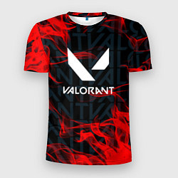 Мужская спорт-футболка Valorant Fire